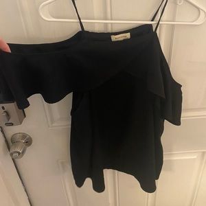 Flirty back open shoulder